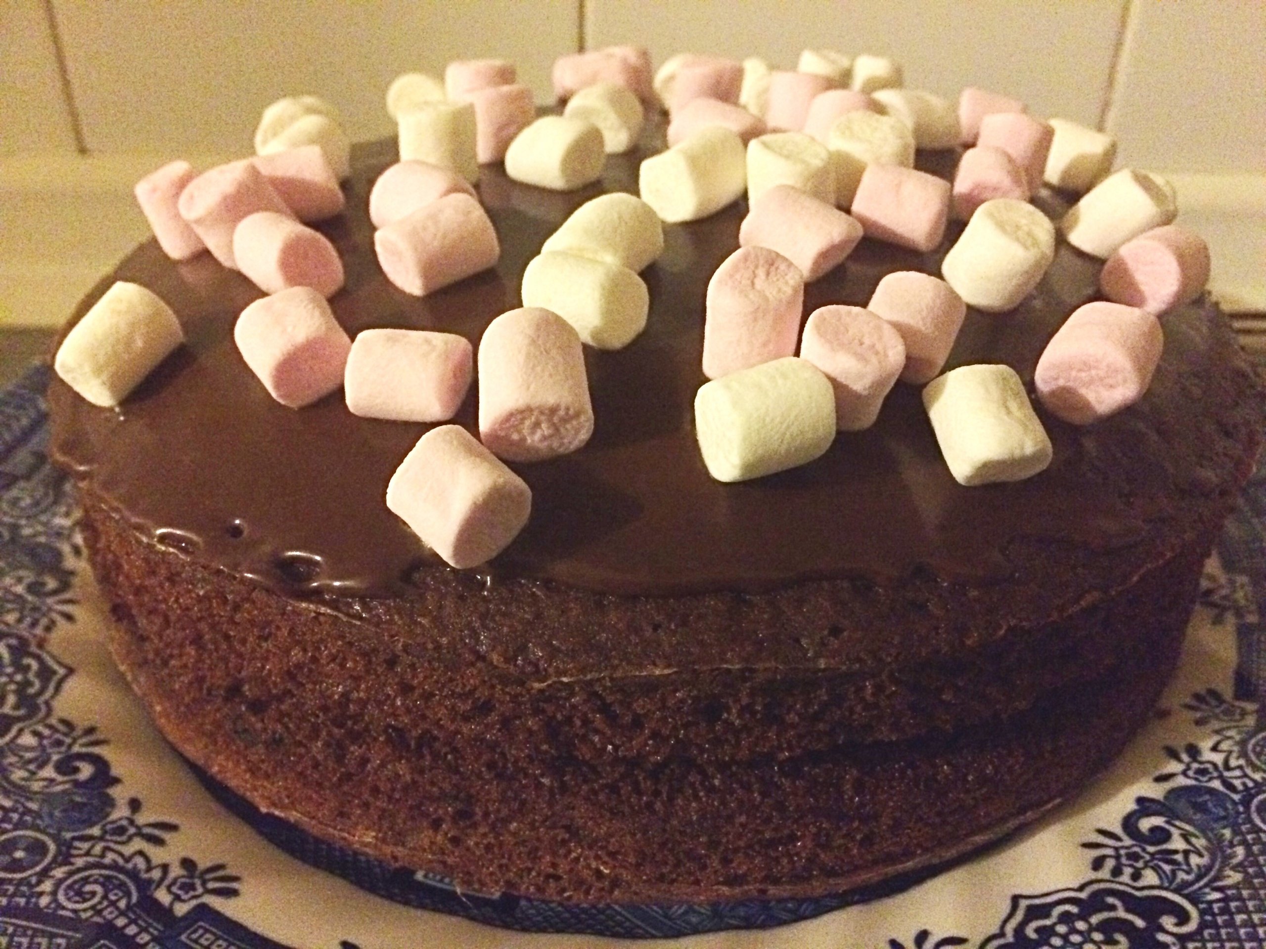 Quick Chocolate Cake (with sweets)!